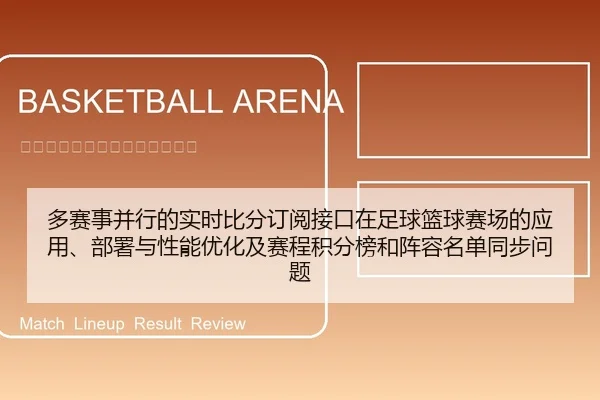 多赛事并行的实时比分订阅接口在足球篮球赛场的应用、部署与性能优化及赛程积分榜和阵容名单同步问题